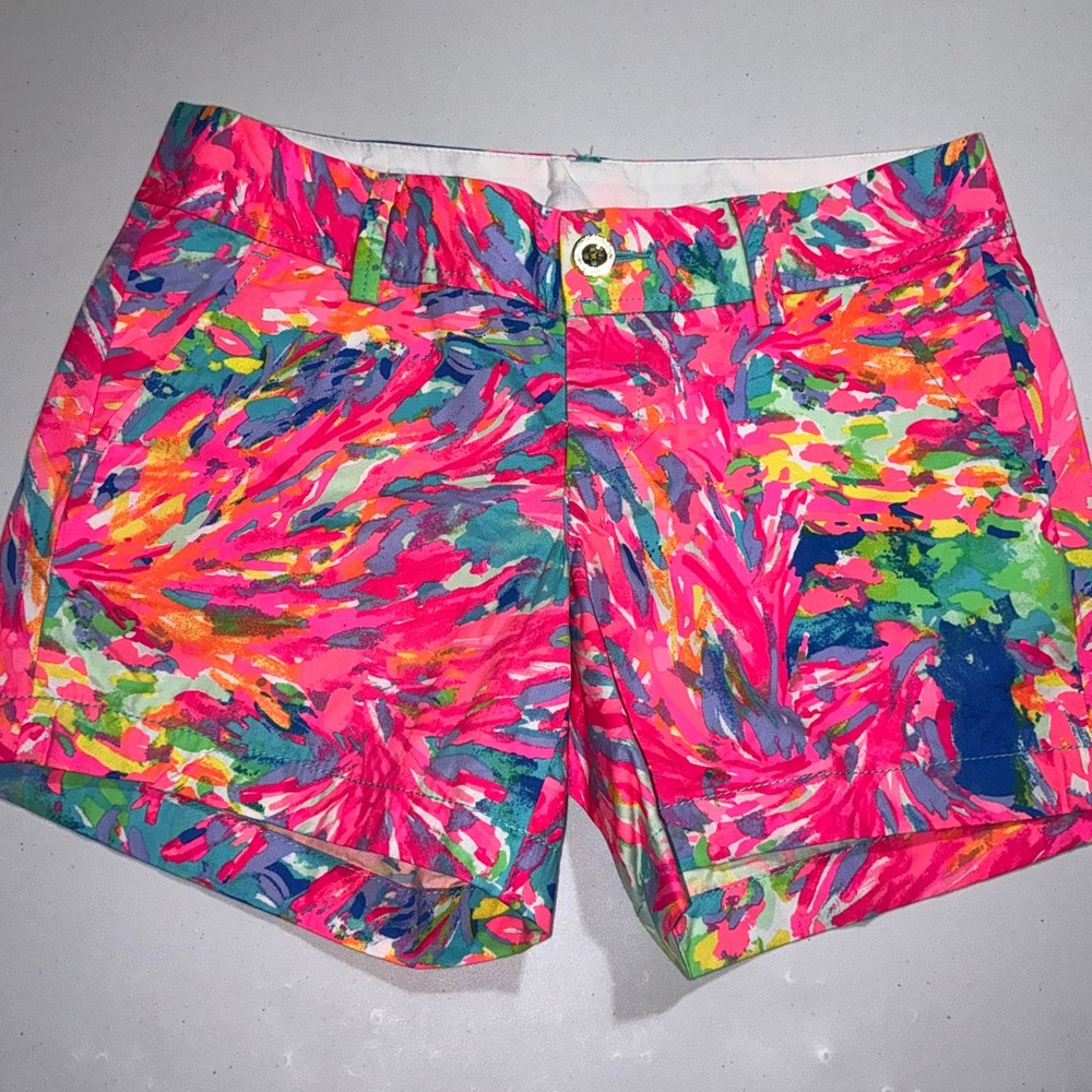 Lilly Pulitzer Callahan Shorts Palm Beach Coral 🦄 - Picture 12 of 15